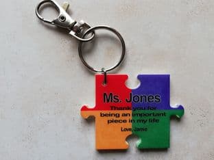 Jigsaw Piece Keyring