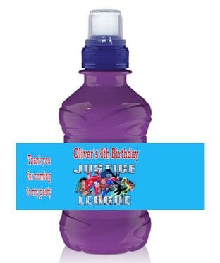 Justice League Bottle Label Wrapper