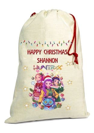 Kpop Demon Hunters Christmas Santa Gift Sack Design 2