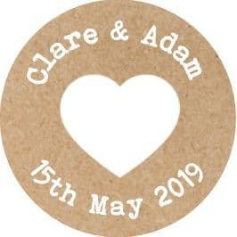 Kraft White Text Sticker