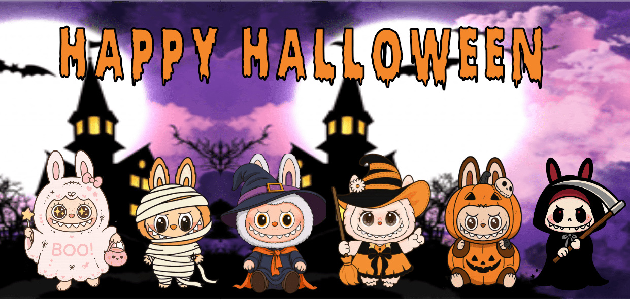 Labubu Halloween Bar Wrapper