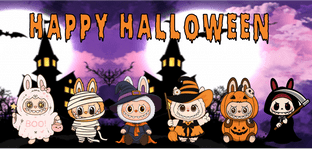 Labubu Halloween Bar Wrapper