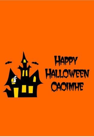 Large Bar Halloween Wrapper Design 1