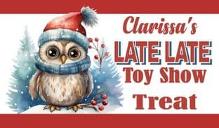Large Owl Berries Late Late Toy Show Wrapper