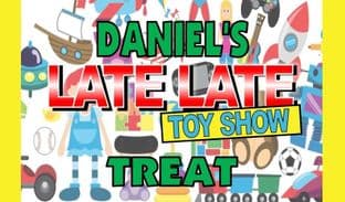 Large Yellow Border Late Late Toy Show Wrapper