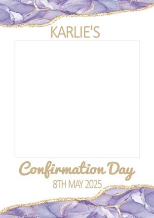 Lavender & Gold Selfie Frame