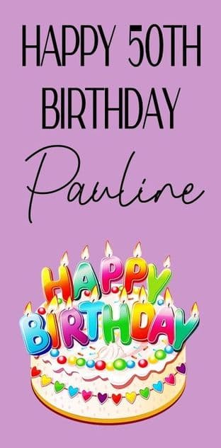 Lilac Cake Birthday Galaxy Bar Wrapper