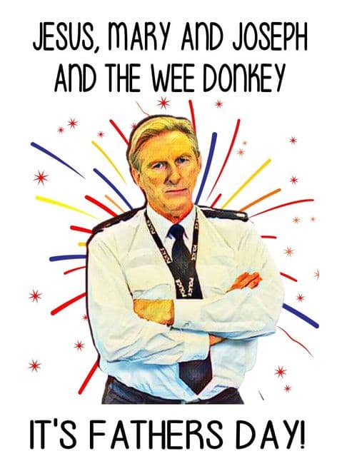 Line of Duty Father's Day Card