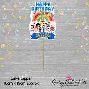 Little Baby Bum Cake Topper BLUE