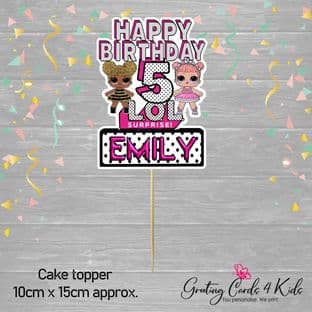 LOL Dolls Cake Topper