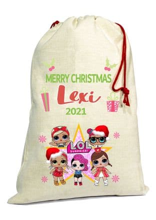 LOL Surprise Dolls Christmas Santa Gift Sack