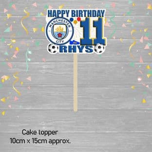 Manchester City Cake Topper