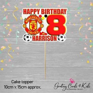 Manchester United Cake Topper