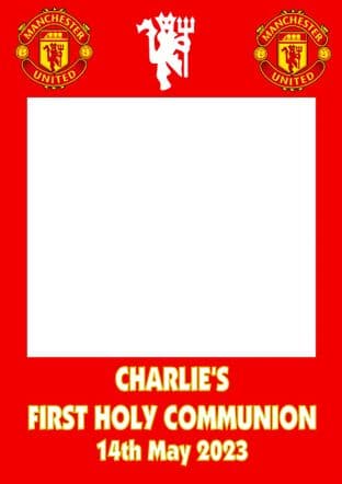 Manchester United FC Selfie Frame - any occasion