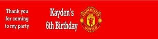 Manchester Utd Bottle Label Wrapper