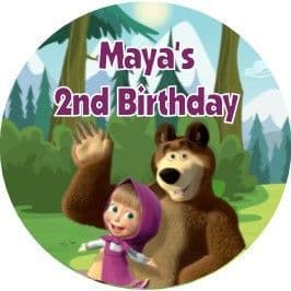 Masha and the Bear Stickers