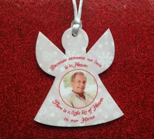 Memorial Angel photo Christmas Ornament Decoration
