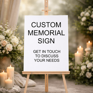Memorial Sign - Custom Design