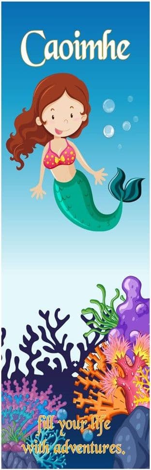 Mermaid Theme Bookmark Design 2