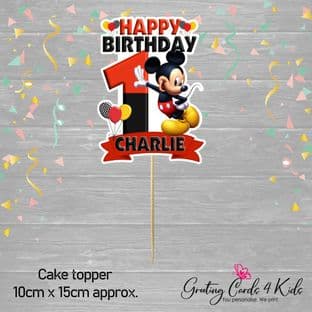 Mickey Mouse Cake Topper