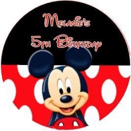 Mickey Mouse Red Stickers.