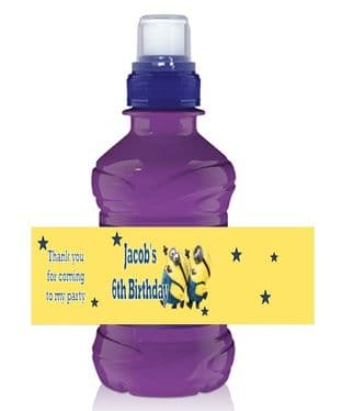 Minions Bottle Label Wrapper.