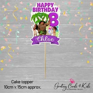 Moana Cake Topper
