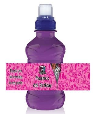 Monster High Bottle Label Wrapper.