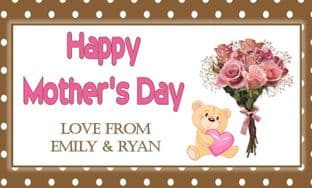 Mother's Day Chocolate Bar Wrapper Design 5