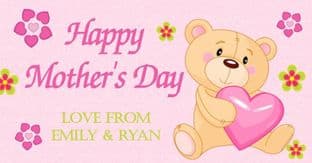 Mother's Day Chocolate Bar Wrapper Design 6