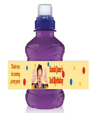 Mr Tumble Bottle Label Wrapper.