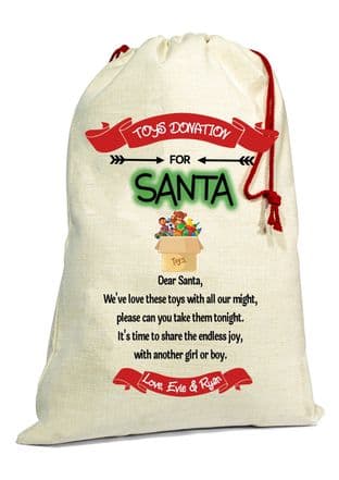 Old Toys for Santa Sack