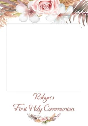 Pampass Grass Selfie Frame - any occasion