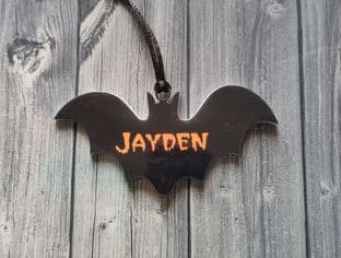 Persoanlised Bat Ornament Design 1