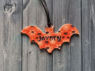 Persoanlised Bat Ornament Design 2
