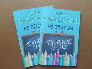Personalised 8 Page Thank You Teacher Booklet