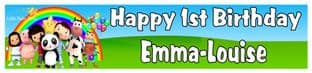 Personalised Baby Bum Banner