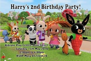 Personalised Bing Invitations