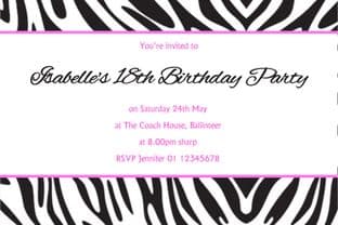 Personalised Birthday Invitation Design 13