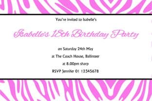 Personalised Birthday Invitation Design 14