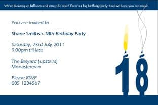 Personalised Birthday Invitation Design 21