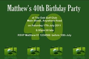 Personalised Birthday Invitation Design 22