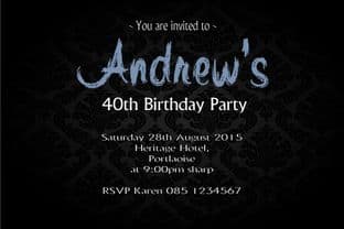 Personalised Birthday Invitation Design 43