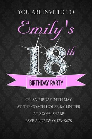 Personalised Birthday Invitation Design 44