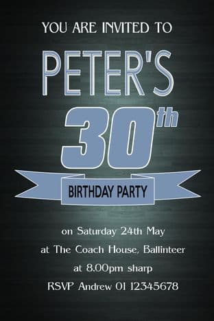 Personalised Birthday Invitation Design 45