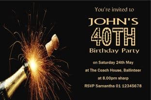 Personalised Birthday Invitation Design 8