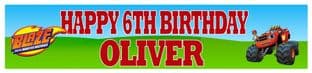 Personalised Blaze and the Monster Machines Banner