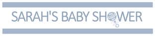 Personalised Blue Baby Shower Banner Design 2