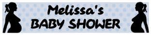 Personalised Blue Baby Shower Banner Design 5