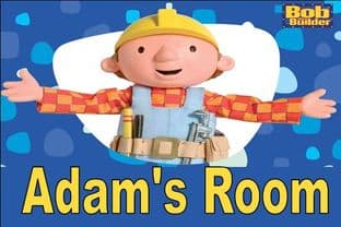 Personalised Bob the Builder Door Plaque